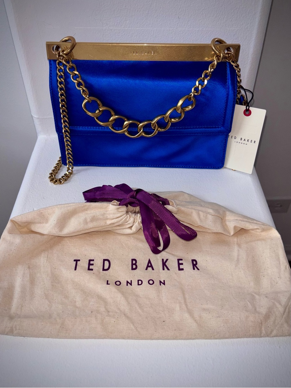 NWT 🇬🇧 TED BAKER 👛 Kialynn Chunky Chain Mini Shoulder Bag